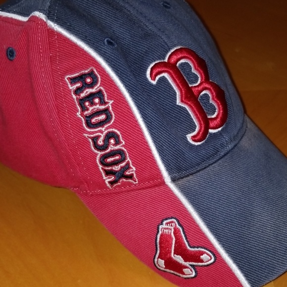Accessories Vintage Boston Red Sox Velcro Strap Hat Poshmark